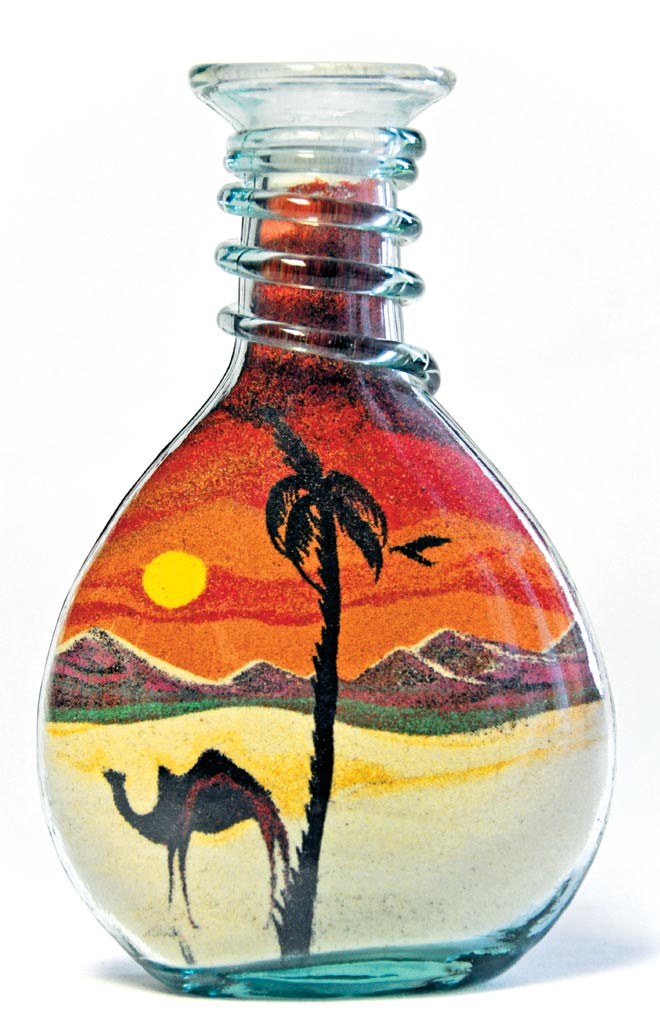 "Desert Oasis" Sand Bottle | "زجاجة رمل "واحة الصحراء